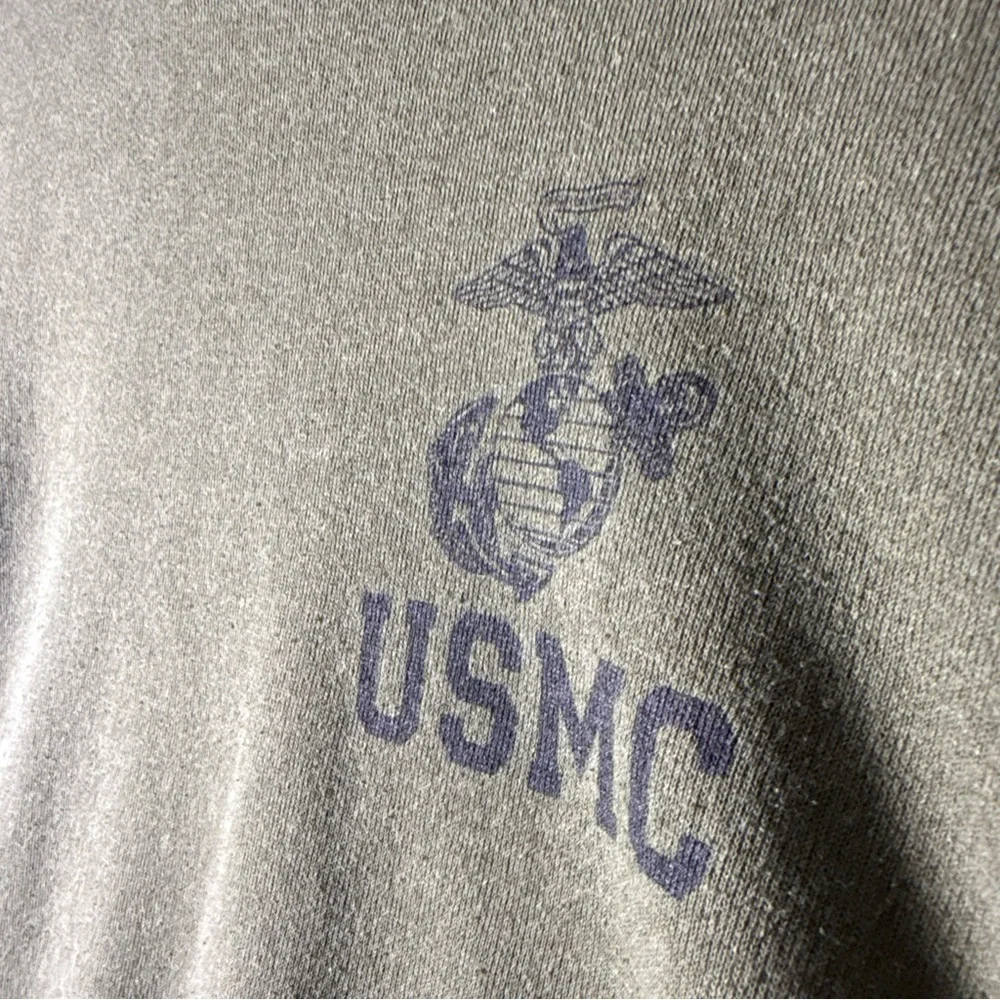 Mens small crewneck sweater USMC US Marines Pullover Green USA unisex‎
